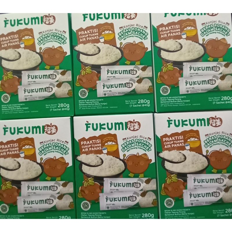 

fukumi beras porang 280g 7sachet