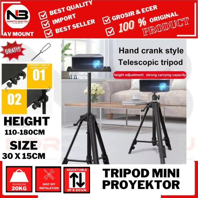 Stand Tripod proyektor mini | Stand tripod mini proyektor
