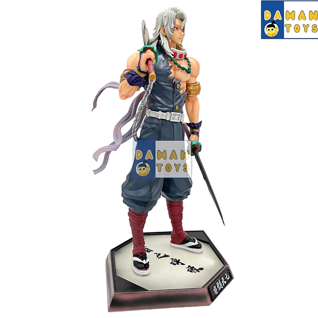 Action Figure Kimetsu No Yaiba Uzui Tengen 1/6 Resin Statue Demon Slayer Figur Pajangan Koleksi