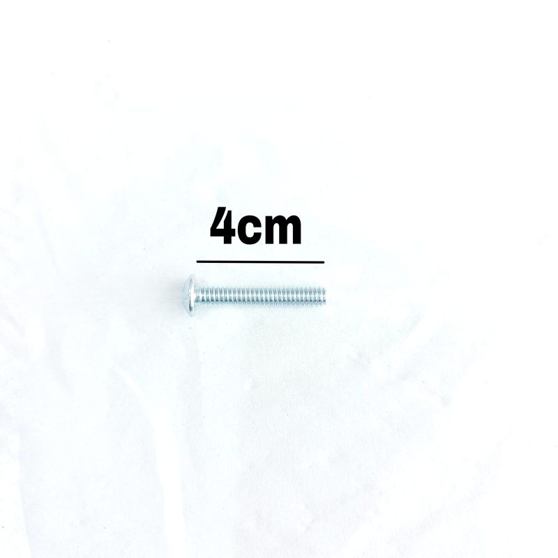 Mur Baut Seng Ukuran 1/4 x 1 1/2 inch 12 Pcs Per Lusin