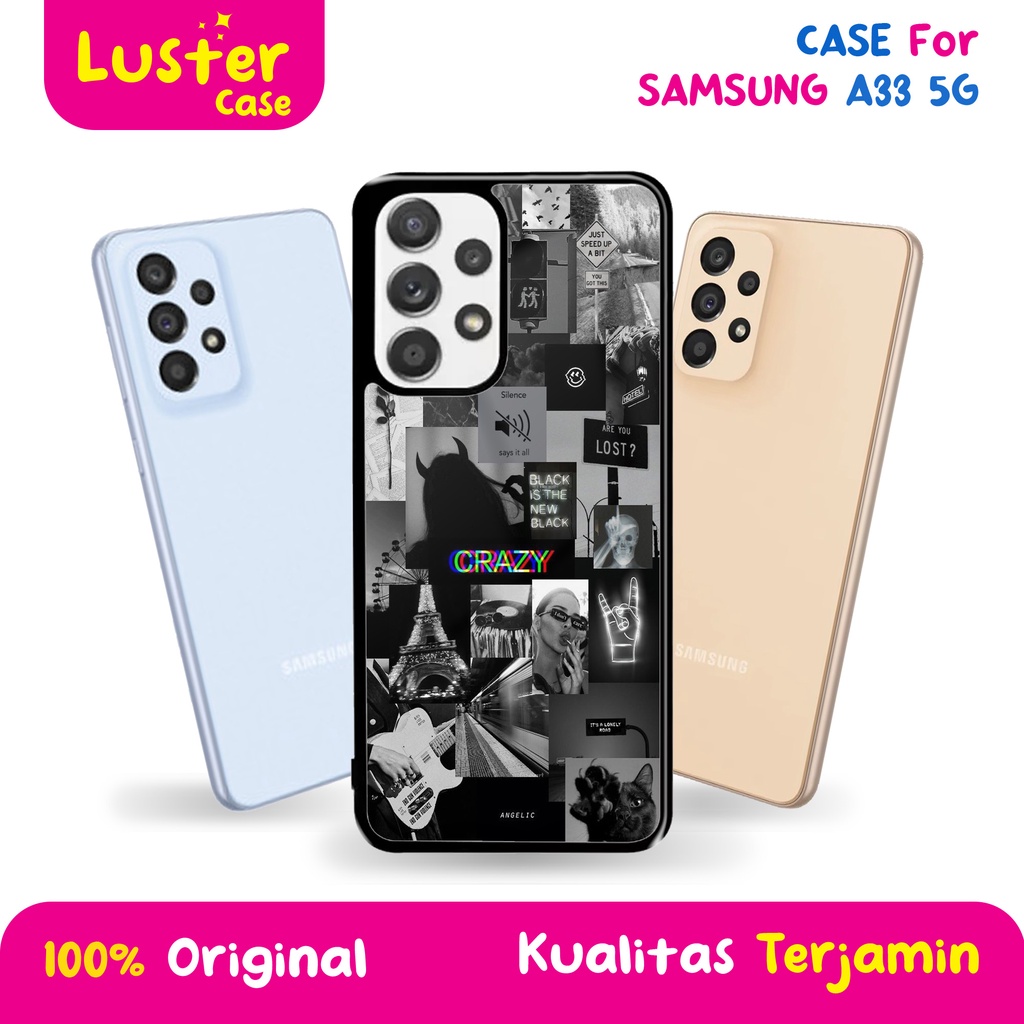 Case SAMSUNG A33 5G  - Casing SAMSUNG A33 5G [ BLCK ] Silikon SAMSUNG A33 5G - Case Hp - Case Mewah 