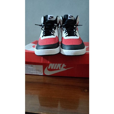 sepatu nike court vision mid NBA university red original BNIB