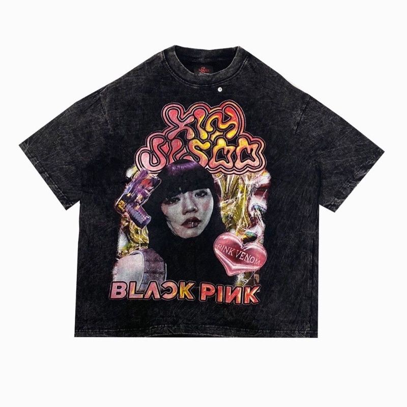 Kaos oversized t-shirt blackpink jisoo