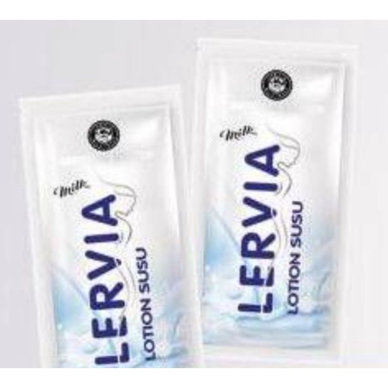 LERVIA SUSU Hand Body Lotion 9ml Sachet Travel Simple Praktis