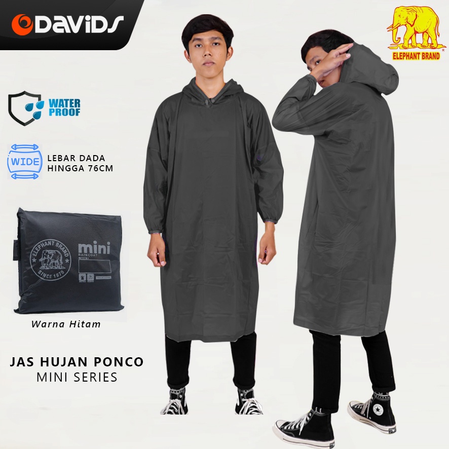 Jas Hujan Raincoat Ponco Batman Rain Coat Jaz Ujan Mantel Murah Mini