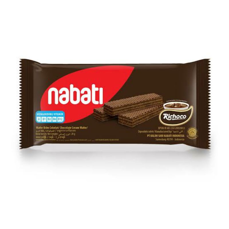 

Wafer Nabati 20 gram isi 10 rtg