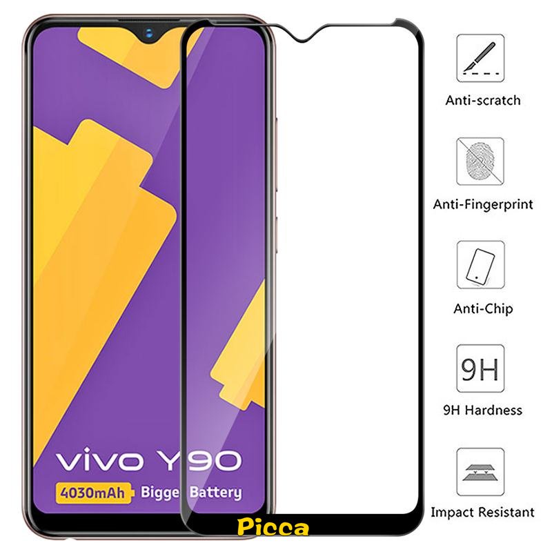 Pelindung Layar Tempered Glass 9D Untuk VIVO Y35 Y16 Y20 Y21 Y22 S1 V21E V25 Y52 Y75 V21E V23E V23 Y30 Y01 Y12 Y1E Y15 Y3 Y15 Y2S Y7S Y21S Y3G Y53