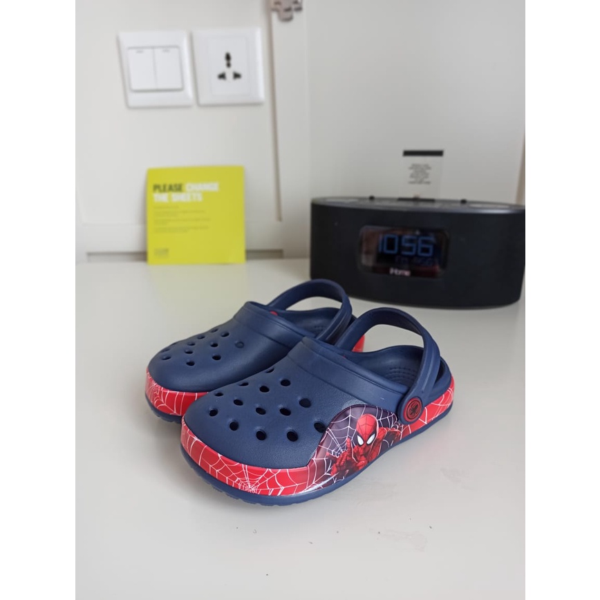 Sandal anak SPIDERS Flat soft non LED Import Product Size 24 - 29