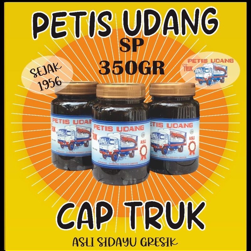 

Petis Udang Cap Truk Kualitas SP (350gr)