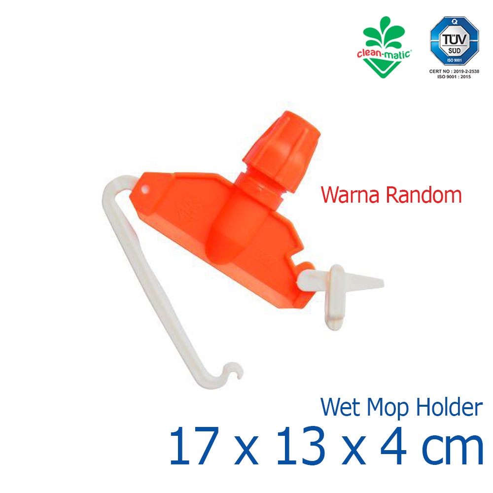 Pusapu Holder Industrial Wet Mop Lakop Pel Jepit penjepit 214549 Cleanmatic