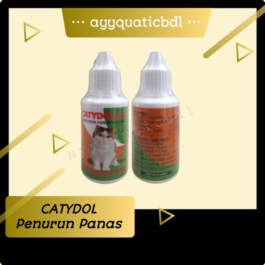 CATYDOL CAT 30 ml - Obat penurun panas kucing