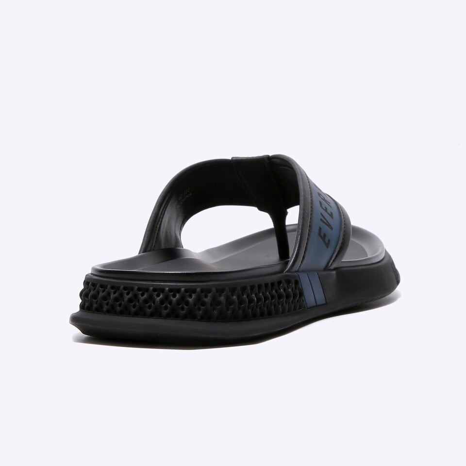 SANDAL KULIT EVERBEST PRIA ORIGINAL CASUAL BRANDED ASLI BIRU NAVY EM09