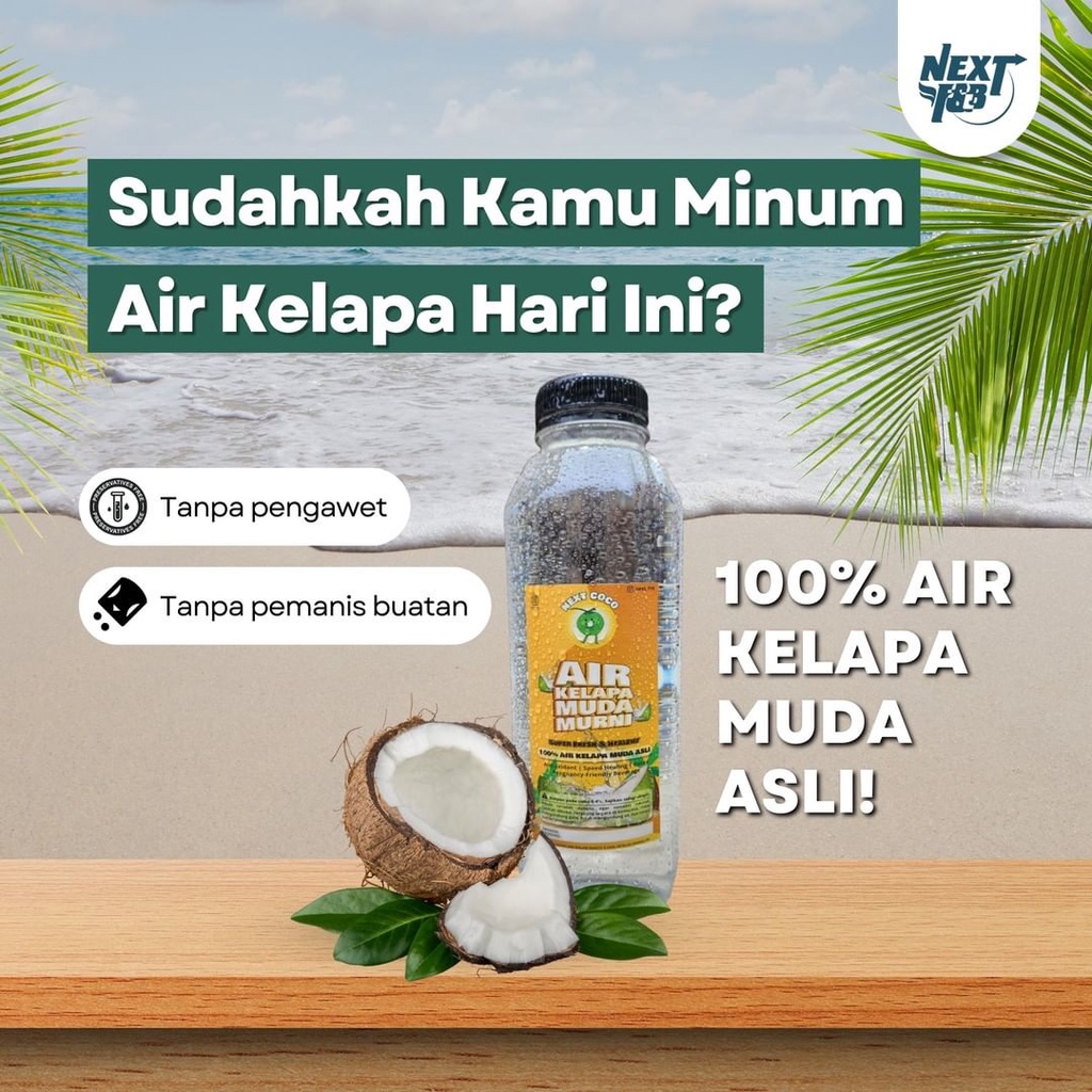 

next coco kelapa muda asli 500 ml