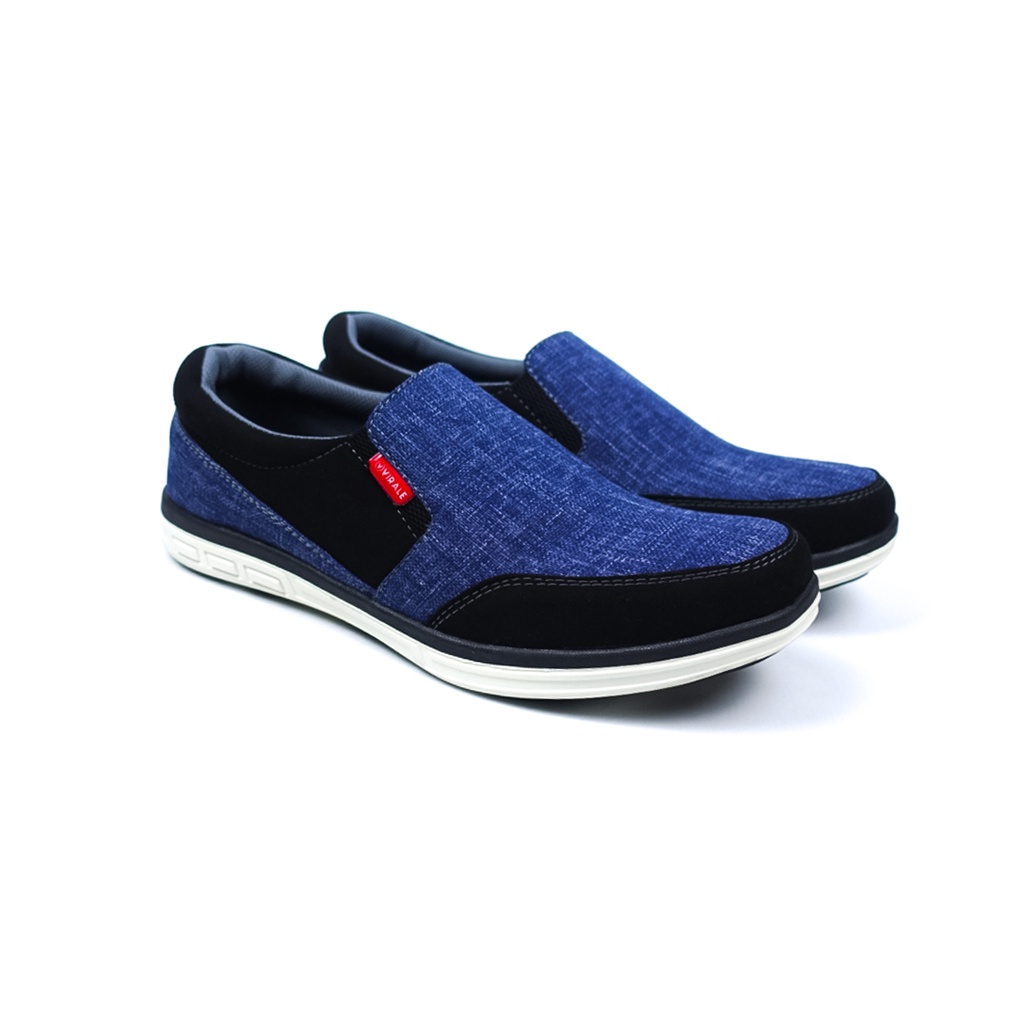 Sepatu Kasual Pria Slip On Model Trendy Harga Murah Mamojo Store KG 01 HT