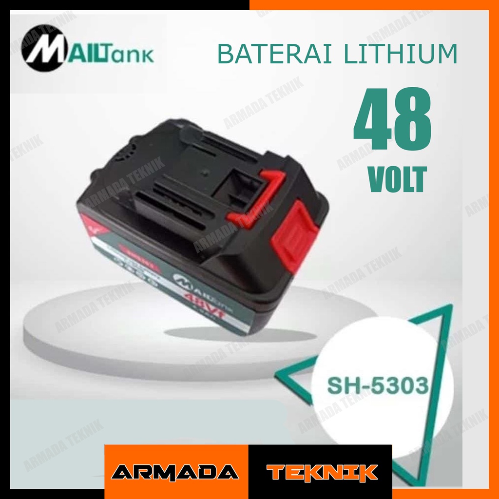 MAILTANK SH5303 Baterai Mesin Impact Wrench Battery 48 volt Baterei Cordless SH53