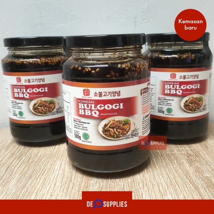 

SAUS BULGOGI BBQ SAUCE JINSUNG 500GRAM SAOS BULGOGI IMPORT KOREA