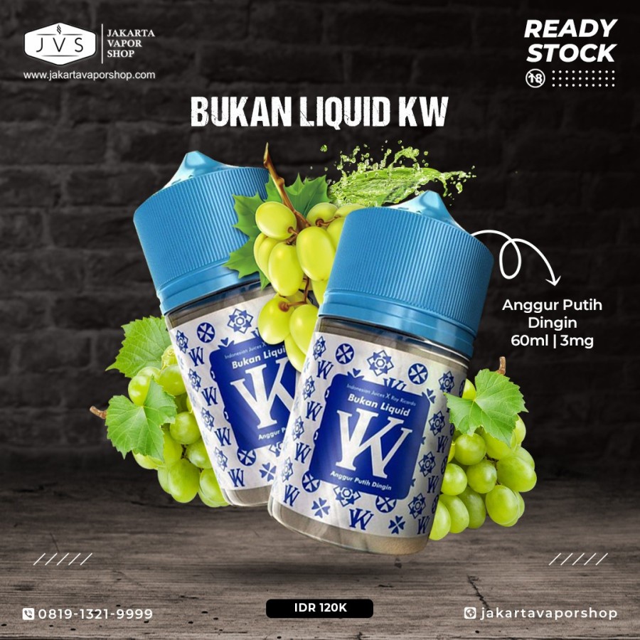 BUKAN LIQUID KW ANGGUR PUTIH 60ML