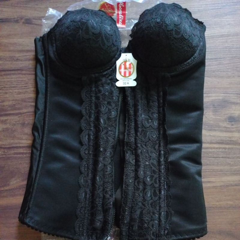 Longtorso Monalisa Satin Seamless/Push Up