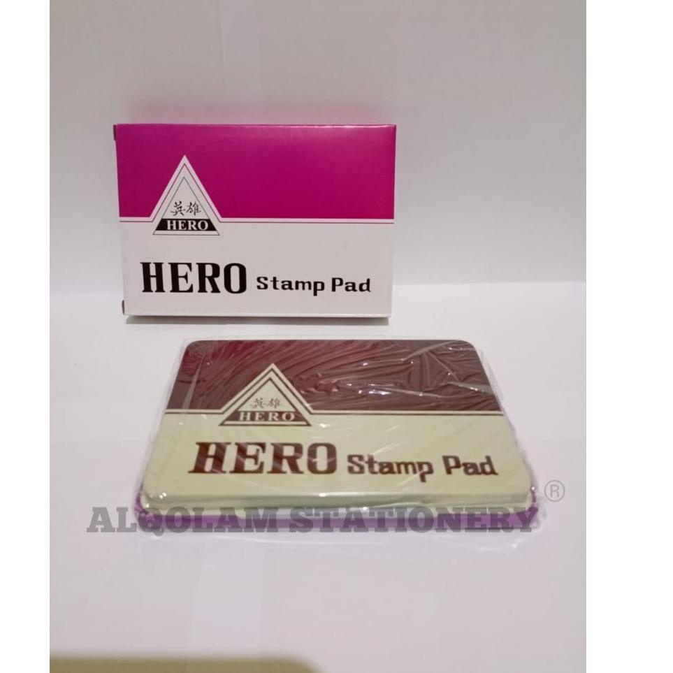 

わ SATUAN ( 1 PCS ) Stamp Pad Hero Kecil Bak Stempel Bantalan Stempel Hero Kecil E2460 ⇚