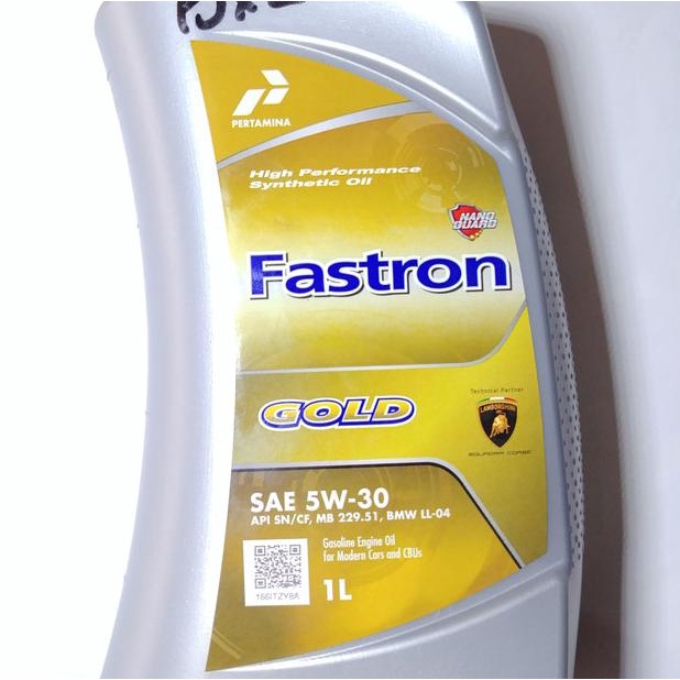 Oli Mesin Mobil Motor Fastron Gold 5W-30 (1 Liter)