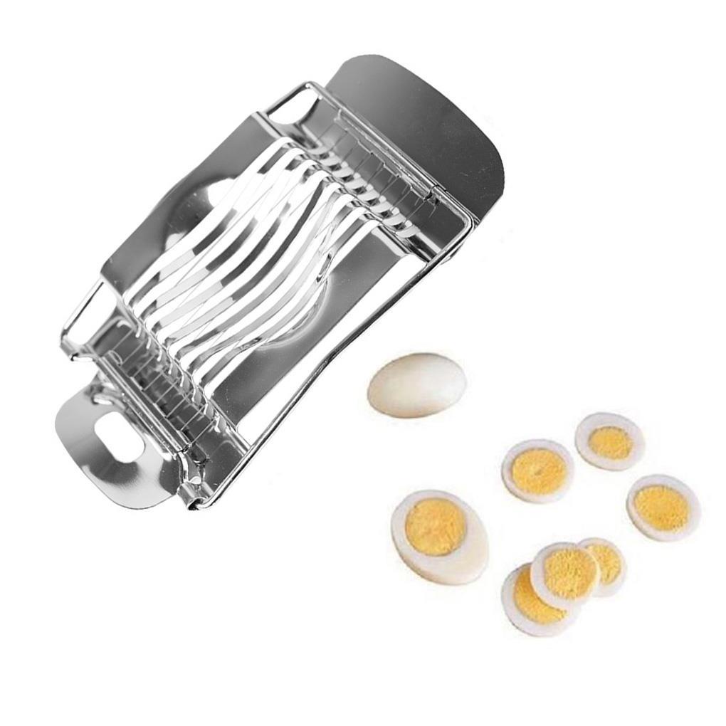 Alat Pemisah Telur Multifungsi Stainless Steel Fruit Slicer Slicing Gadget Aksesoris Dapur