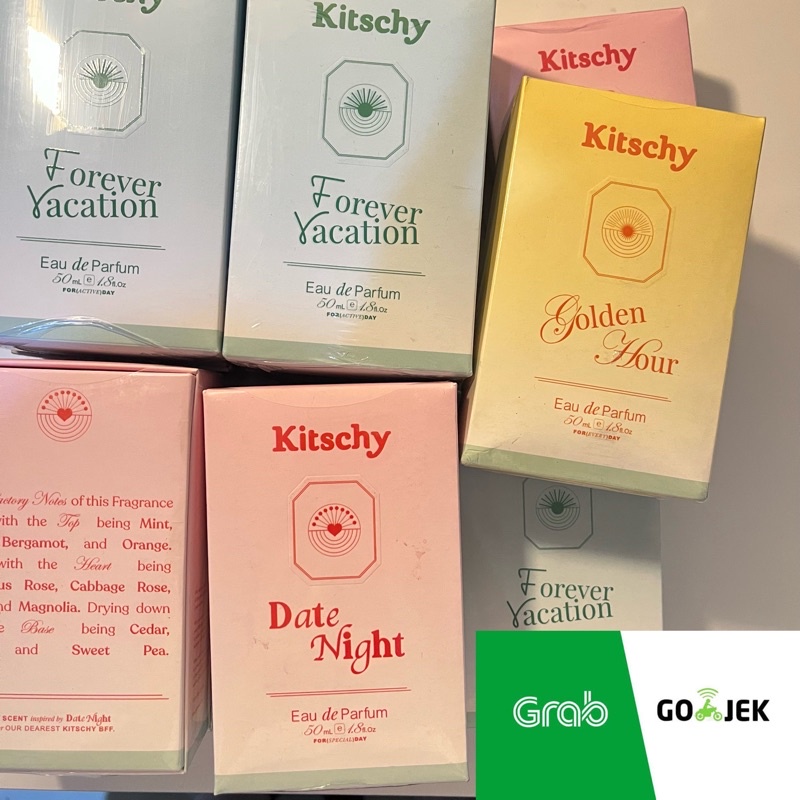 Jual (READY BS GOJEK) Kitschy Feels Full Bottle EDP Date Night Golden