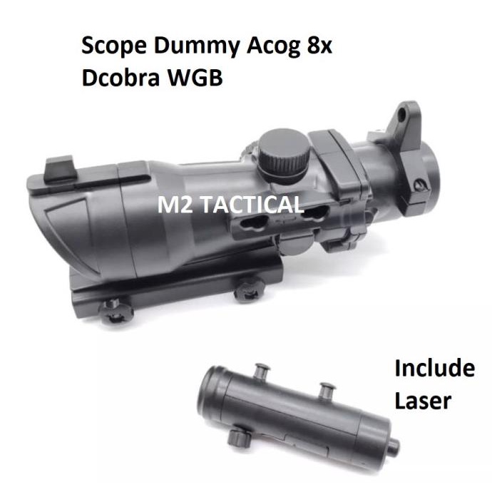 Premium Scope Dummy Acog 8x Dcobra WGB Best Seller