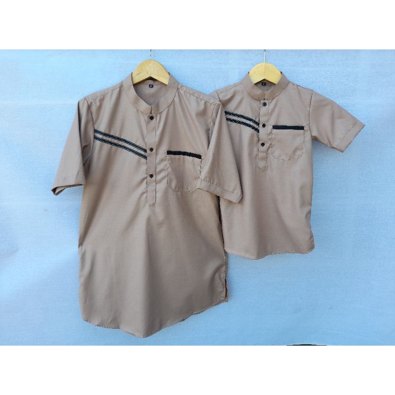 Baju Koko Kurta Couple Ayah Dan Anak Laki Laki