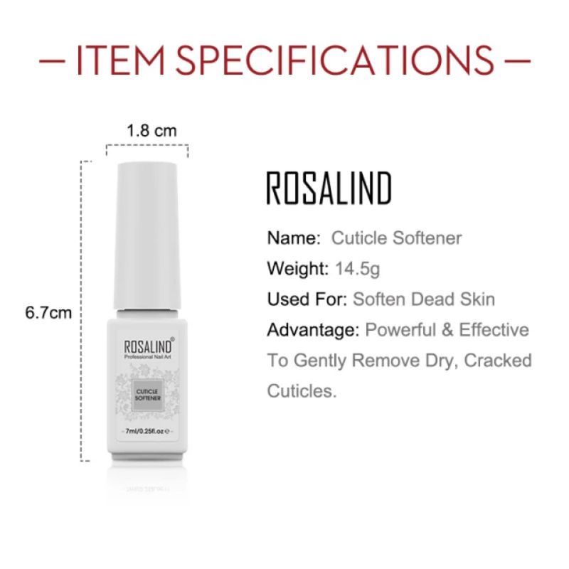 ￼ROSALIND CUTICLE OIL DAN SOFTNER PEN PELMBUT KUTIKULA UNTUK NAIL ART DAN MANICUR