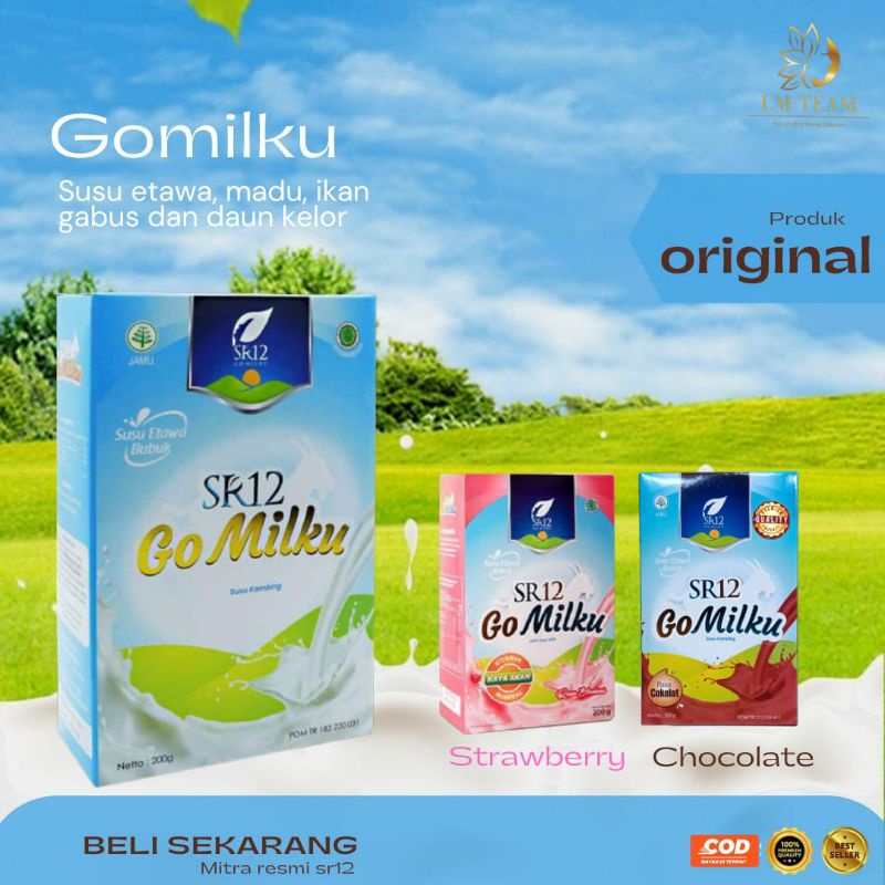 

SUSU KAMBING ETAWA/GOMILKU SR12/SUSU KESEHATAN/SUSU UNTUK ANAK/LANSIA