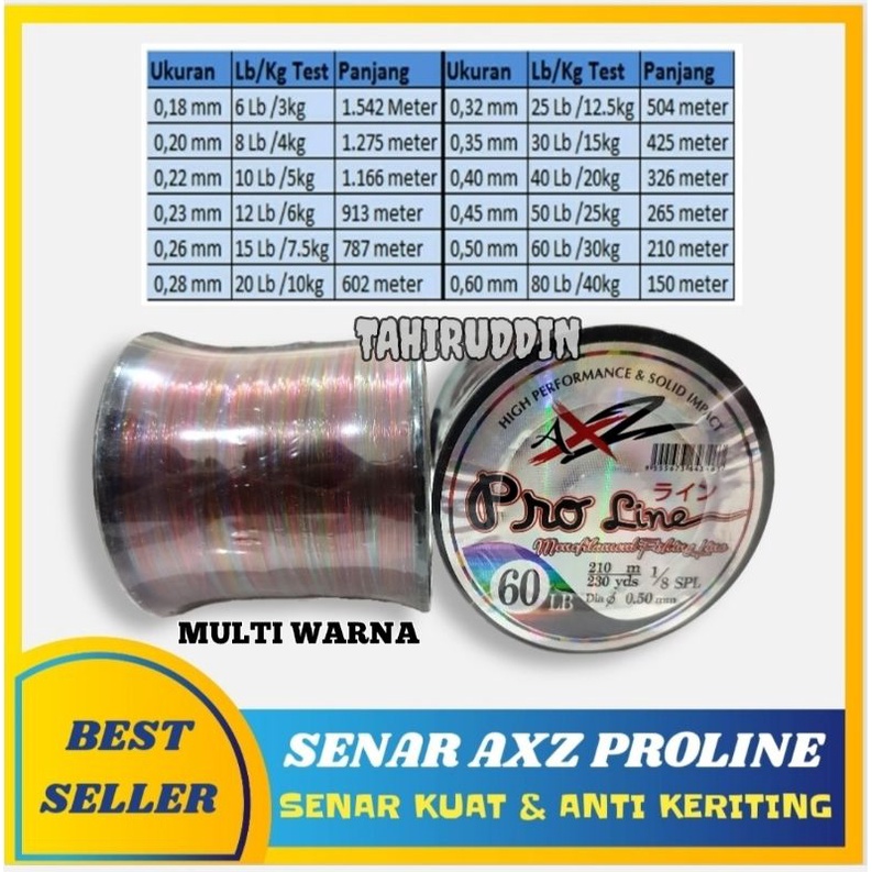 SENAR AXZ PROLINE SANGAT KUAT &amp; ANTI KERITING