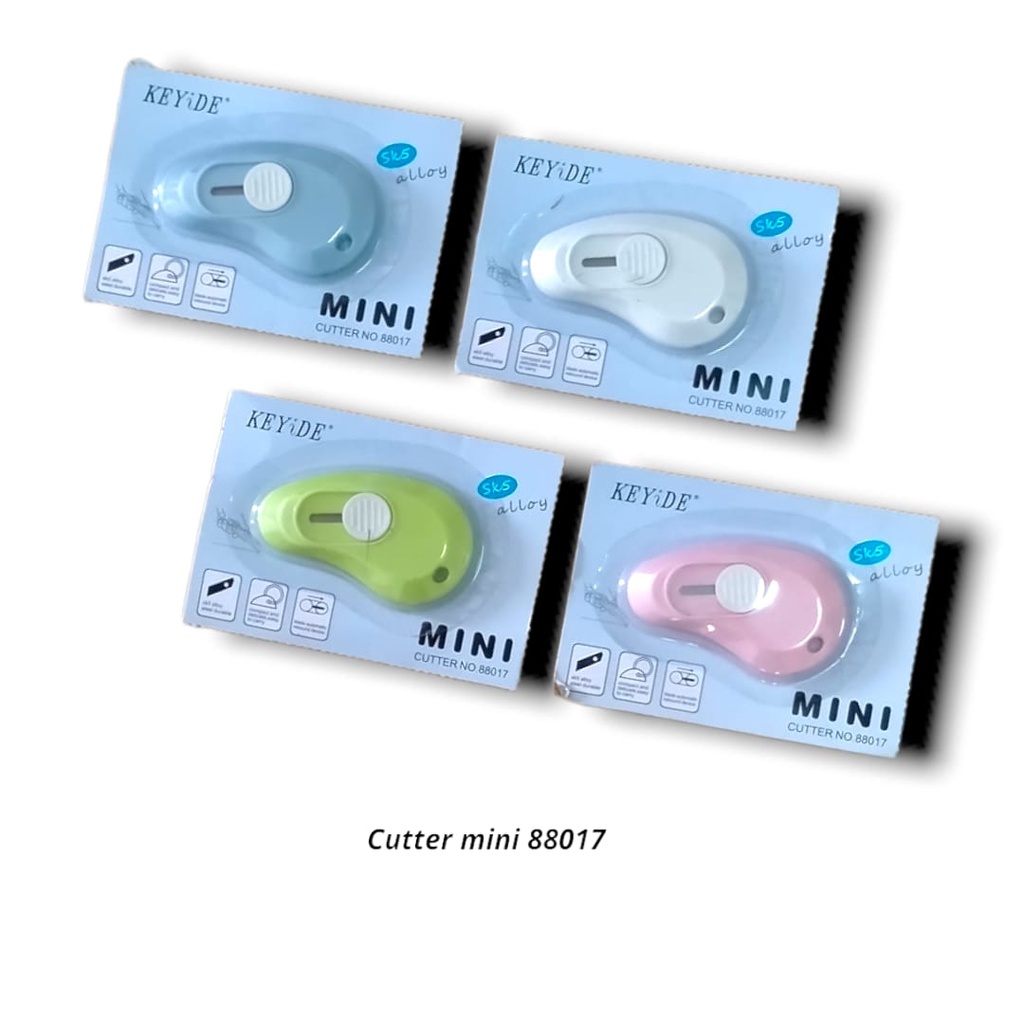 

PISAU CUTTER TRAVEL KECIL MINI LUCU SOFT COLOR
