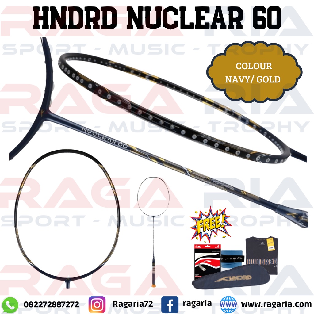 Raket Badminton HUNDRED HNDRD NUCLEAR 60