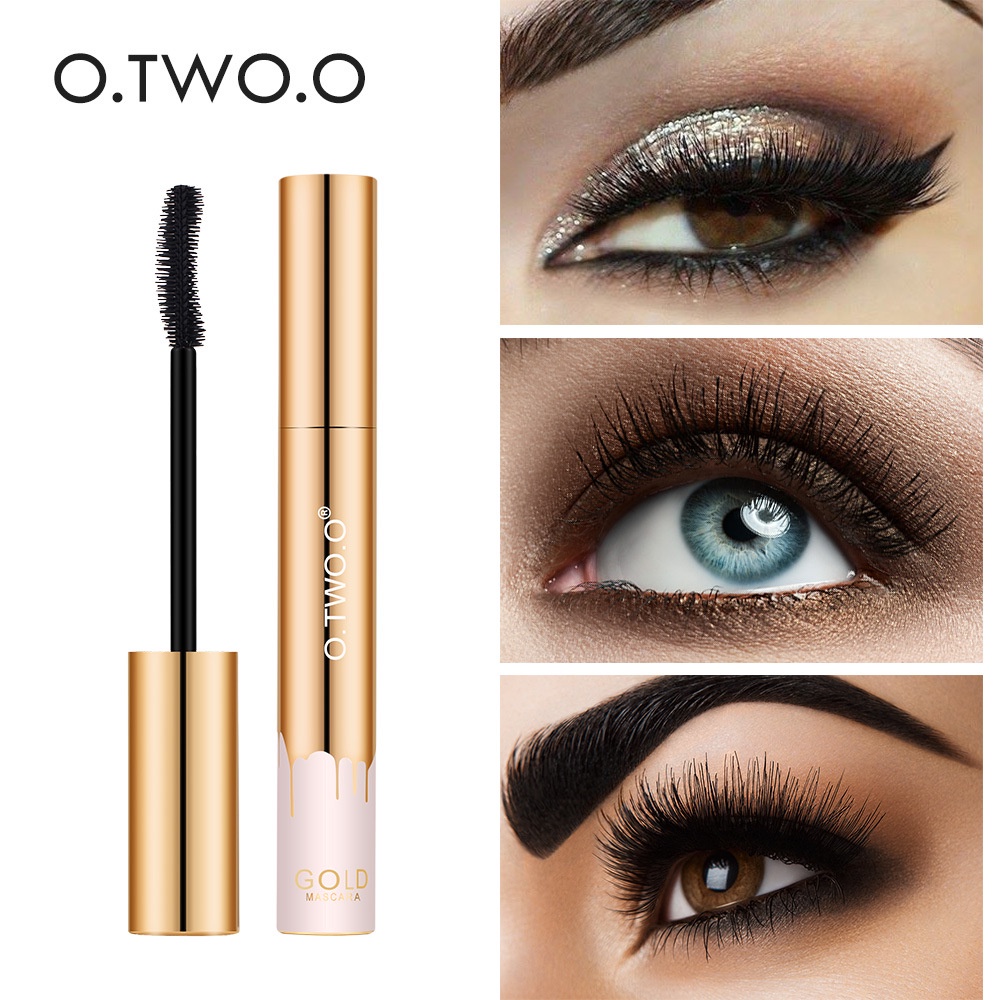 [100% ORIGINAL][READY]O.TWO.O 9981 Gold Mascara Waterproof Long Lasting Volumizing Lengthen Eye Lash Makeup