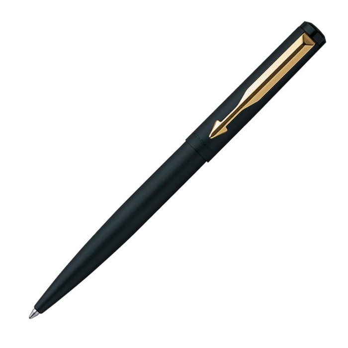 

PROMO CLEARANCE PARKER VECTOR MATTE BLACK GOLD TRIM BP KLIP EMAS - iSI BIRU