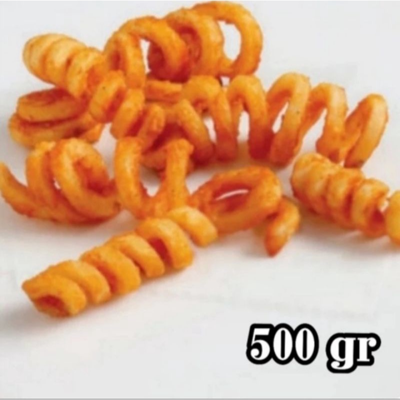 

Kentang Curly Twister Spiral Keriting French Fries 500 gr