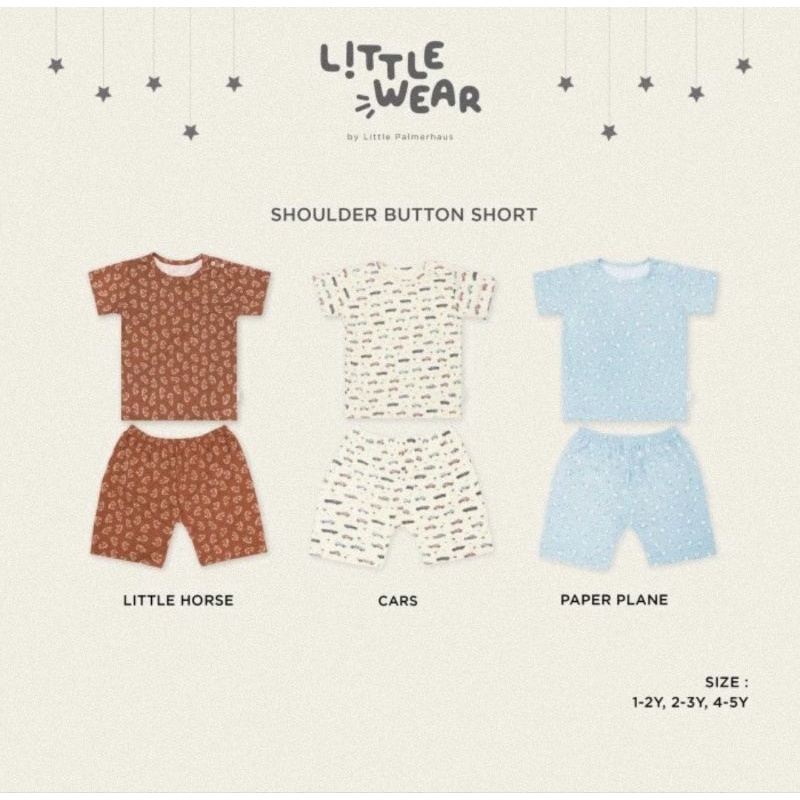 Little Palmerhaus Little Wear Short Sleeves 11.0 Series - Setelan Anak Lengan Pendek