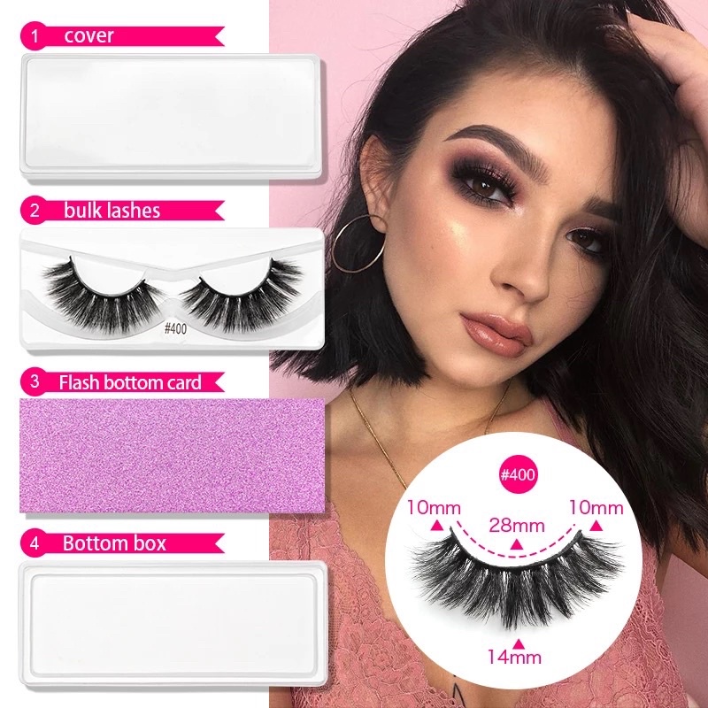 3D Faux Mink Lashes Natural False Eyelashes Dramatic Volume Lashes Eyelash Extension Makeup - wispy lash