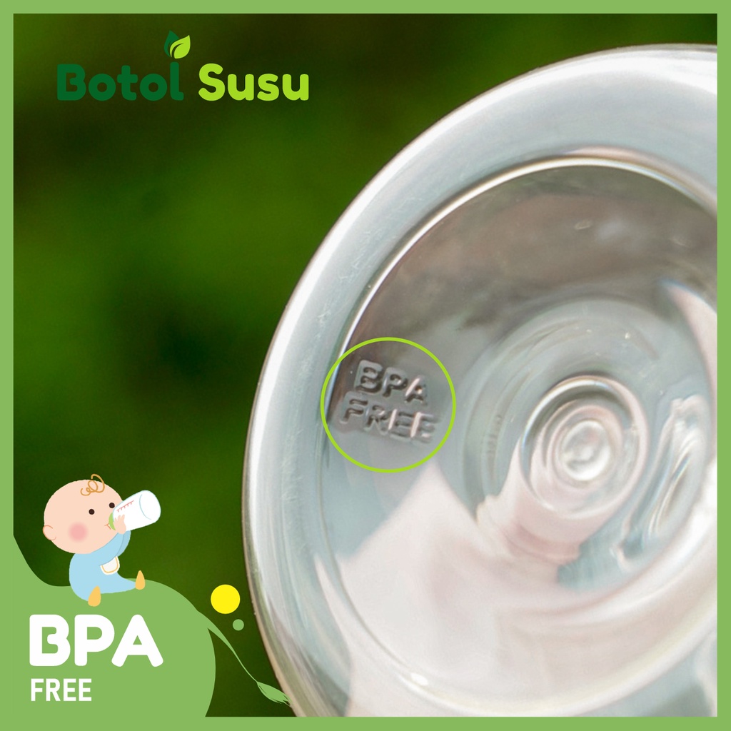 Botol Bayi 180 ML Bahan PPSU BPA  FREE