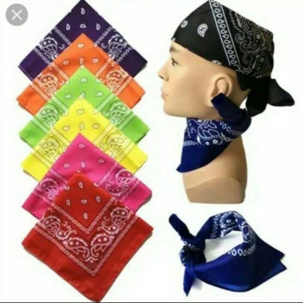 Bandana Syal Koboi Slayer Buff Syal Leher Gaul Keren