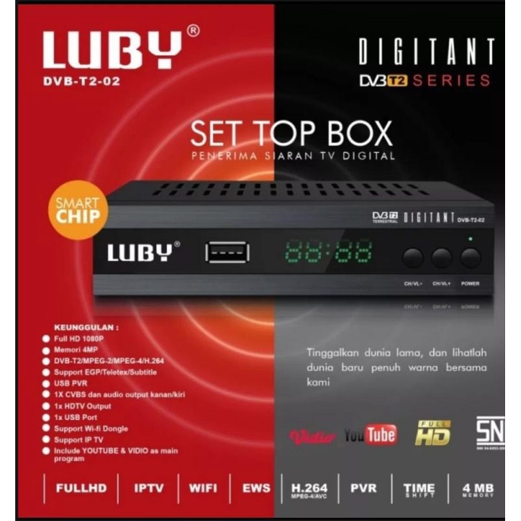 SET TOP BOX LUBY