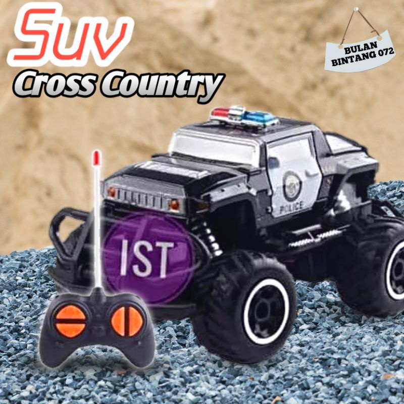 RC SUV POLISI No.6146M Mainan Mobil Polisi Remot Remote Control Bunyi Besar Edukasi Kreatifitas Moto
