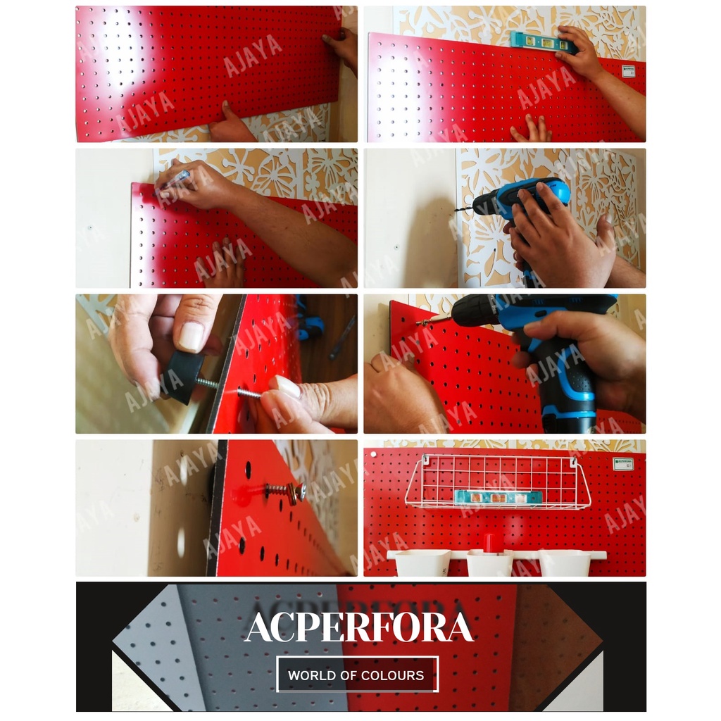 Pegboard 60x60 cm ACPerfora