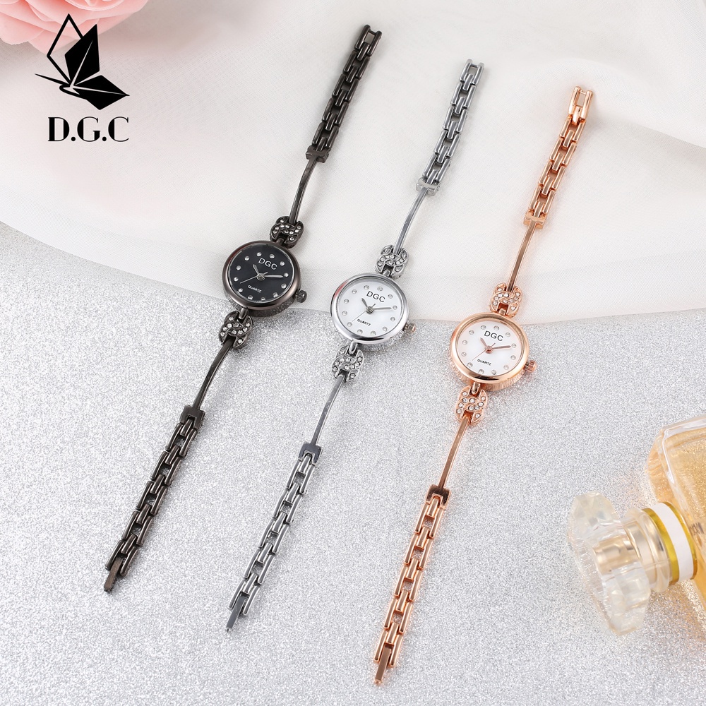 D.G.C✅Jam Tangan Wanita Kuarsa Wanita Diamond Import Fashion Titanium Cewek Quartz W244