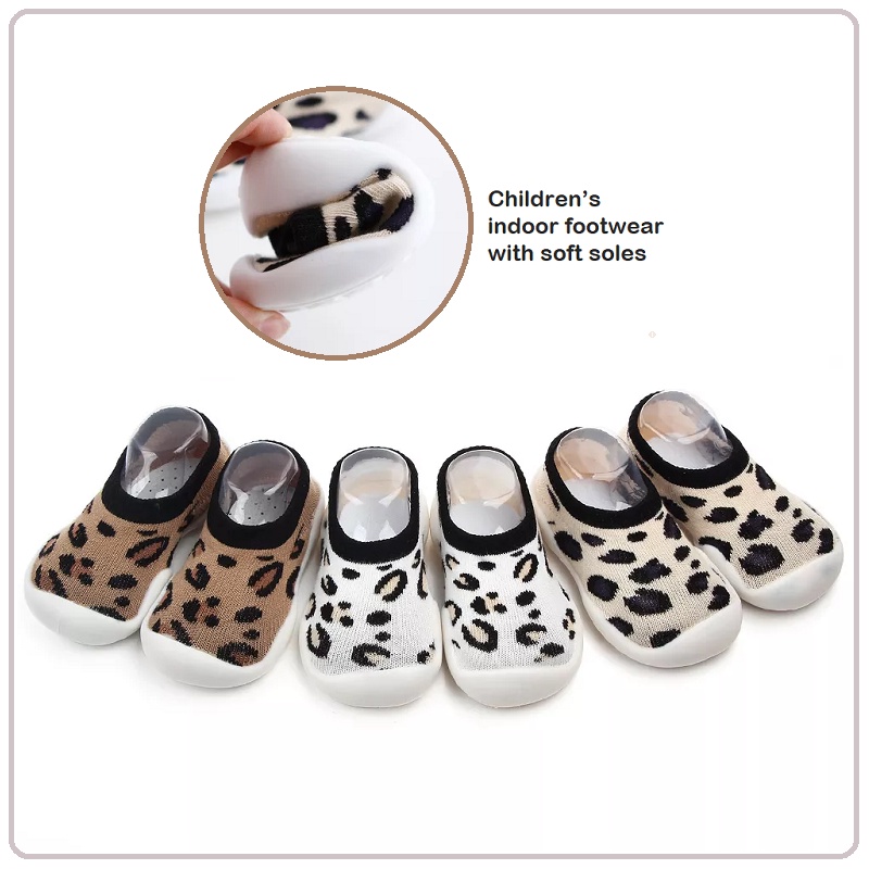 Lababy Infant First Shoes - Leopard | Sepatu Bayi