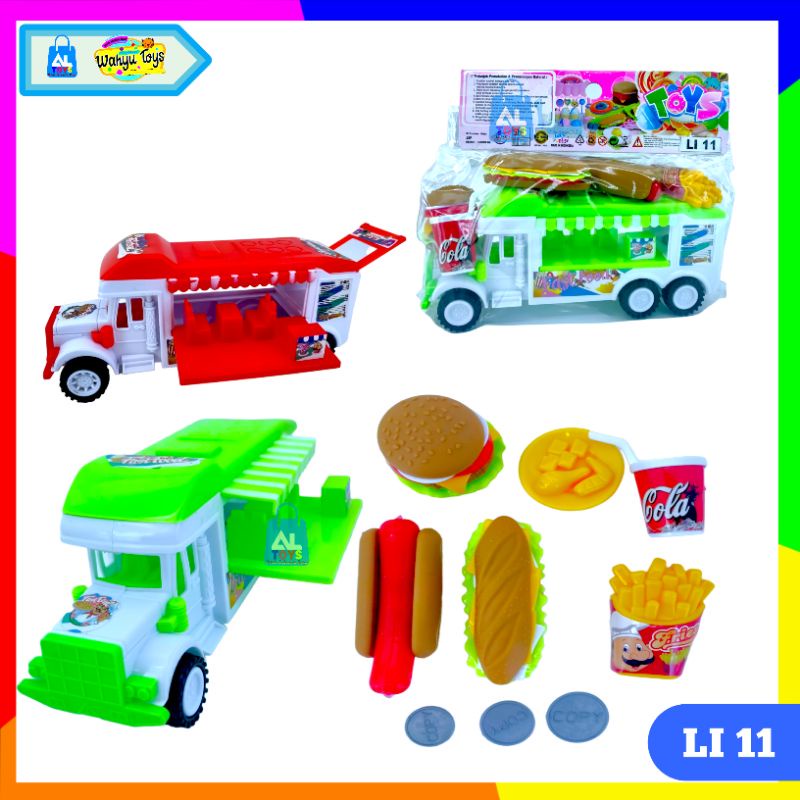 MOBIL JUALAN ICE CREAM MAINAN MOBIL FOOD TRUCK ( LI 11 LI 12 )