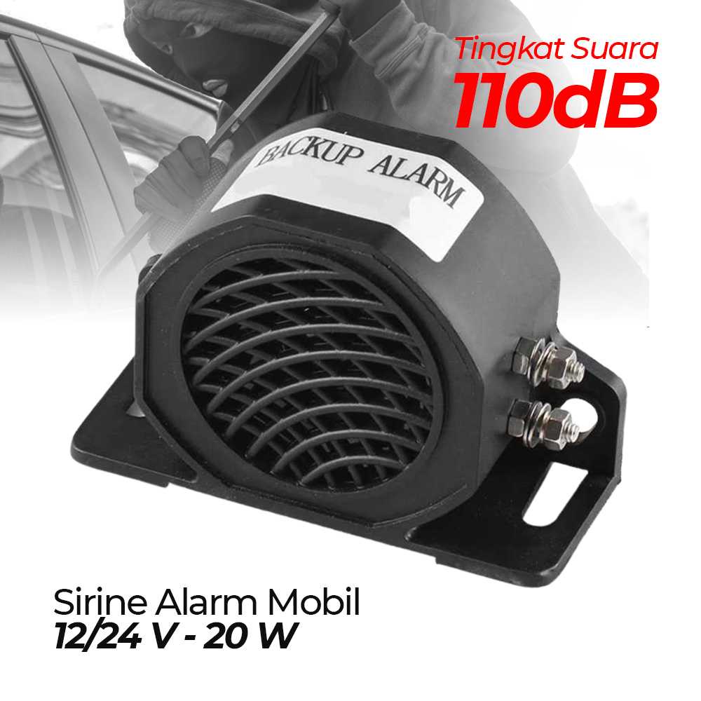 CARHAVE SIRINE SPEAKER ALARM MOBIL BIBI SIREN 12V 110DB SUARA DARURAT TEROMPET BEL TRUMPET AVANZA XE