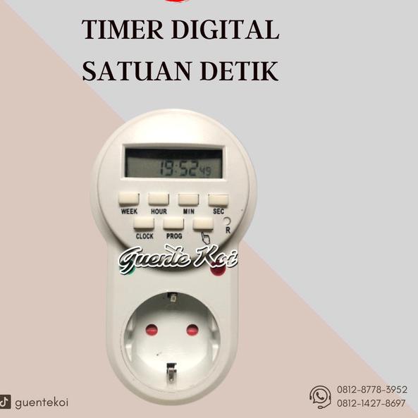 Timer Digital Peralatan Kolam Koi Satuan Detik