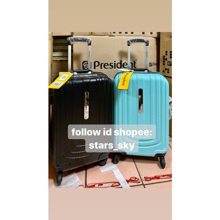 koper president 5280 cabin size 20inch tsa lock tanpa resleting