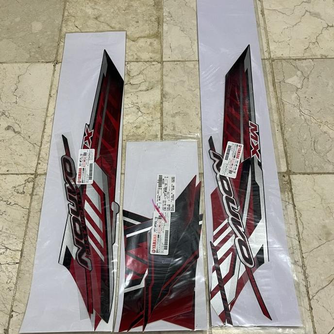 Striping Nouvo z original merah sticker nouvo z ori stiker nouvo z